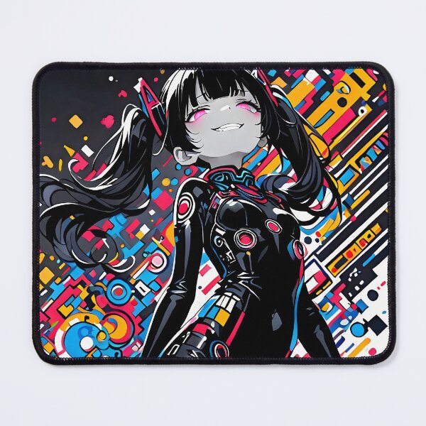 Item preview, NEON: Arrogant Cyberpop Tactical Kneel  | Cute Cyberpunk Anime Girl designed and sold by Sytrics.