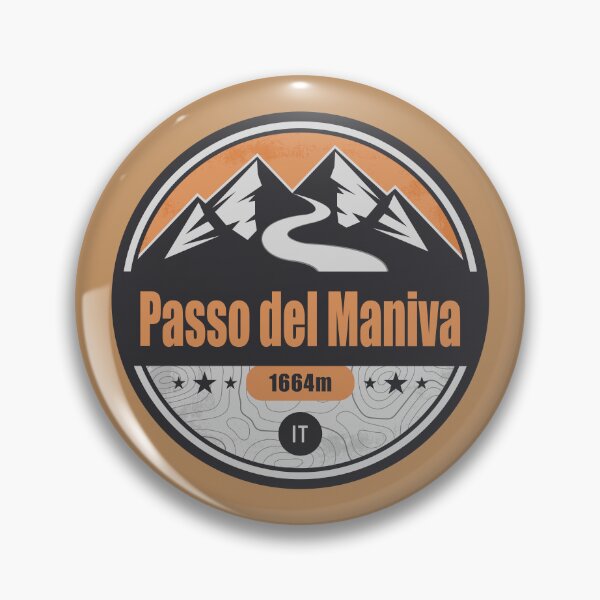Item preview, Maniva Pass Alpine Road Badge designed and sold by CynthiaGraphics.