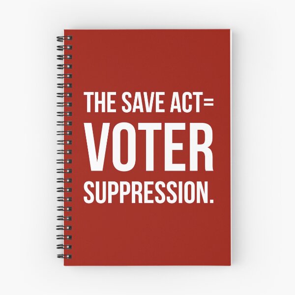 Item preview, The save act= voter suppression.  designed and sold by Rachel the Artist .