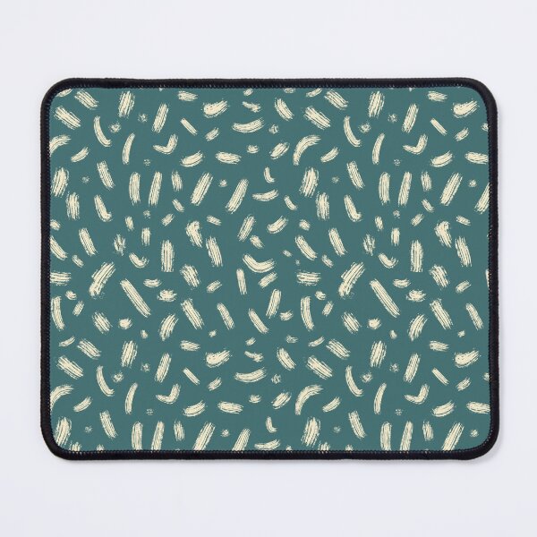 Item preview, Abstract Brush Stroke Pattern Teal Blue White designed and sold by artievarudzite.
