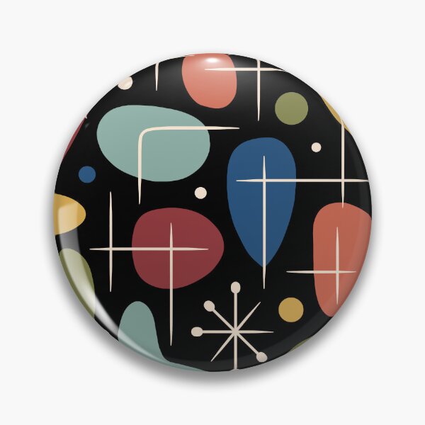 Item preview, Retro Mid Century Modern Atomic Starburst Pattern designed and sold by tonymagnerart.