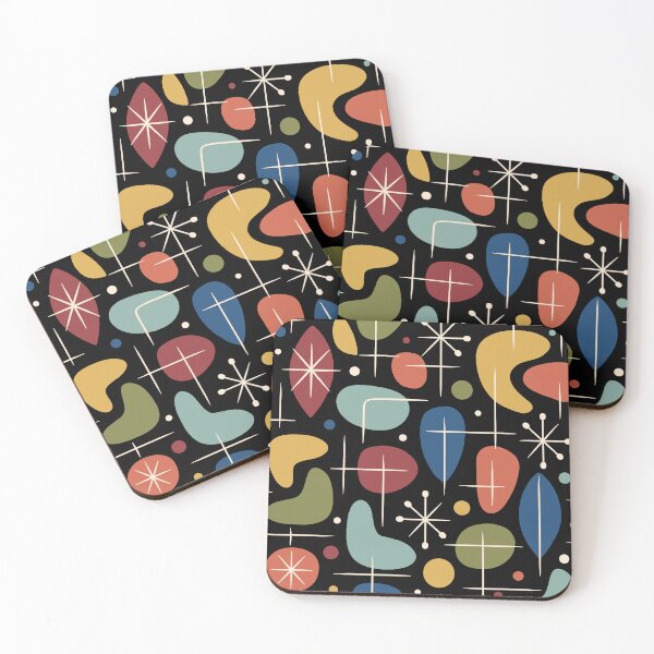 Item preview, Retro Mid Century Modern Atomic Starburst Pattern designed and sold by tonymagnerart.