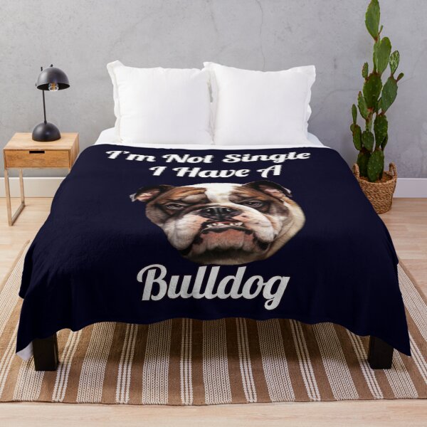 Item preview, Dog Pet Owner I'm Not Single I Have A Bulldog Art Design designed and sold by fantasticdesign.