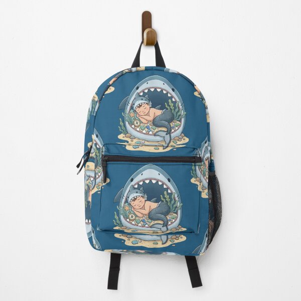 Item preview, Baby Shark-Boy Sleeping in Shark Cave designed and sold by TB-73.