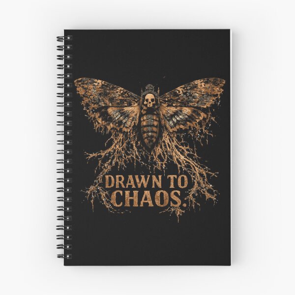 Item preview, Drawn to Chaos - Death’s Head Hawkmoth Mycelium Art designed and sold by nbg2012.