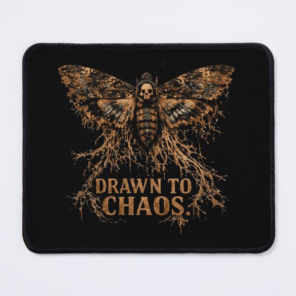 Item preview, Drawn to Chaos - Death’s Head Hawkmoth Mycelium Art designed and sold by nbg2012.