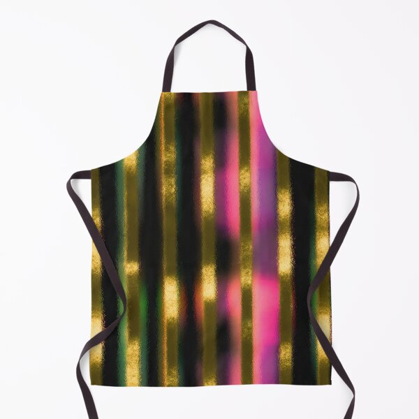 Item preview, Glowing Pink Gold Vertical Stripes designed and sold by bubblegoth.