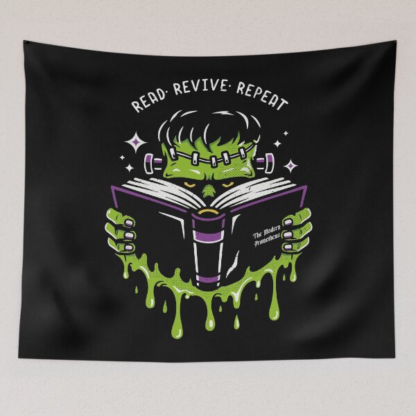 Item preview, Read Revive Repeat Horror Book Lover designed and sold by CamaleonDesigns.