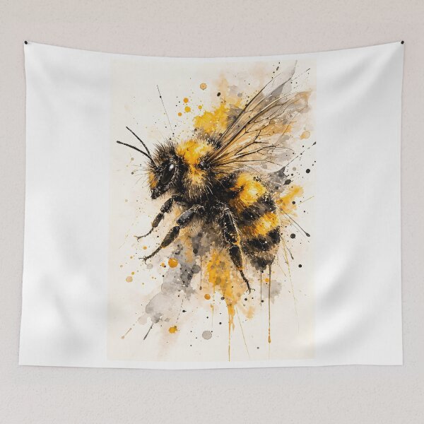 Item preview, Abstract Bee Art Modern Animal Design designed and sold by giachem99.