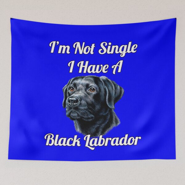 Item preview, Dog Owner I'm Not Single I Have A Black Labrador Art Design designed and sold by fantasticdesign.