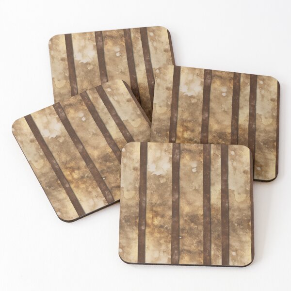 Item preview, Rust Grunge Vertical Stripes designed and sold by bubblegoth.