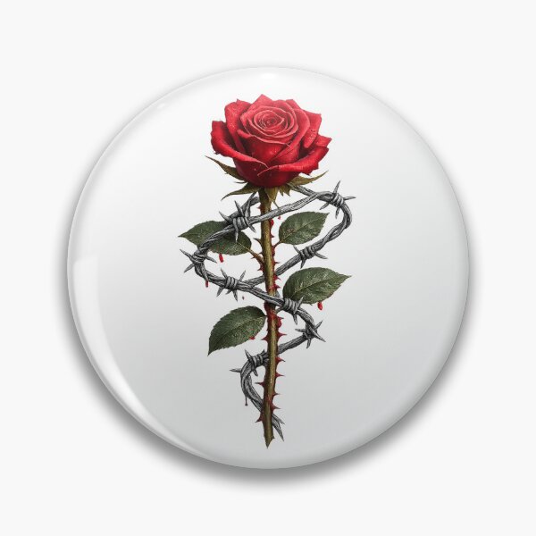 Item preview, Dangerous Rose Pattern designed and sold by greener designs.