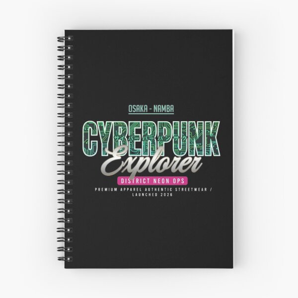 Item preview, Cyberpunk Explorer – Osaka Namba Neon Ops Emblem Design designed and sold by Dogandesighn.
