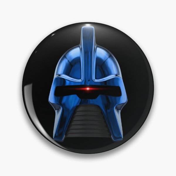 Item preview, Cylon Helmet - blue chrome designed and sold by The Common Tee.