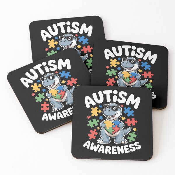 Item preview, Autism Awareness Dinosaur Puzzle Funny Dino Lover Design designed and sold by BHMARTS.