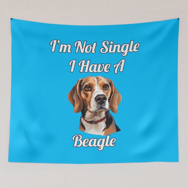 Item preview, Dog Owner I'm Not Single I Have A Beagle Pet Dog Art Design designed and sold by fantasticdesign.