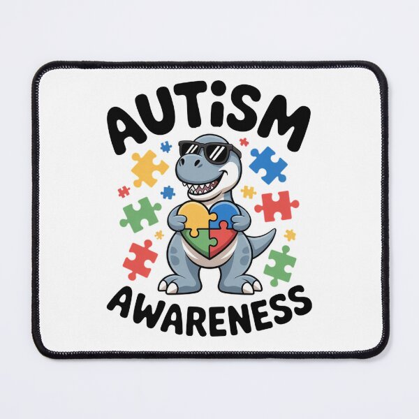 Item preview, Autism Awareness Dinosaur Puzzle Funny Dino Lover Design designed and sold by BHMARTS.