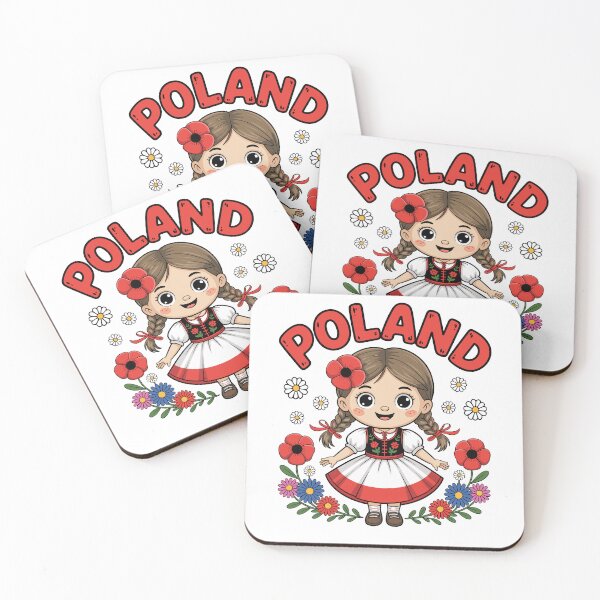 Item preview, Cute Poland Girl Traditional Folk Dress with Flowers Kids designed and sold by NUMAcreations.