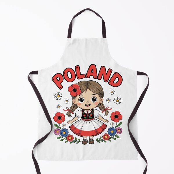 Item preview, Cute Poland Girl Traditional Folk Dress with Flowers Kids designed and sold by NUMAcreations.