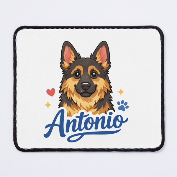 Item preview, German Shepherd Antonio Name Design designed and sold by Zampettalibera.