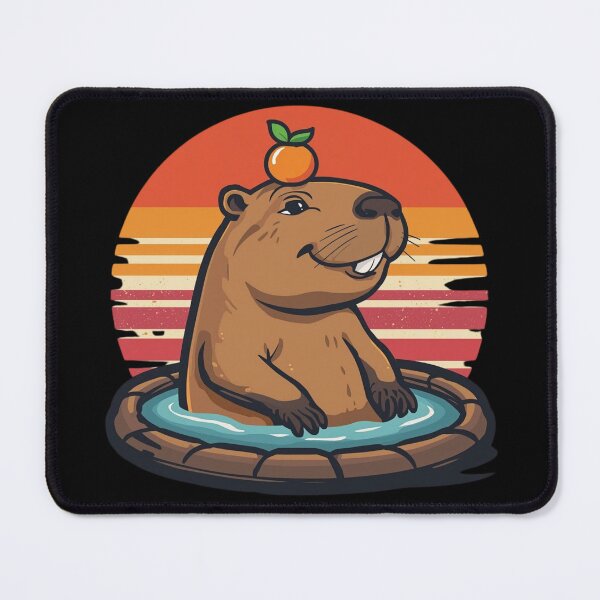 Item preview, Capybara Chill Club – Relaxed Rodent Society  designed and sold by KapiPrint.