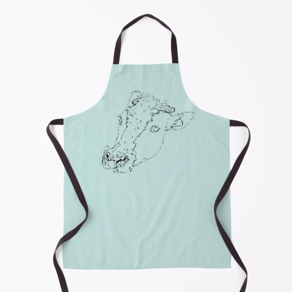 Item preview, Dairy Cow - Side Eye - (#C6E6E3) designed and sold by The Stippler Process.