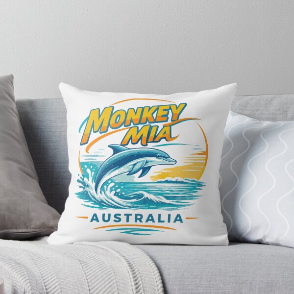 Item preview, Monkey Mia Australia Dolphin Coastal Graphic designed and sold by JackCurtis1991.