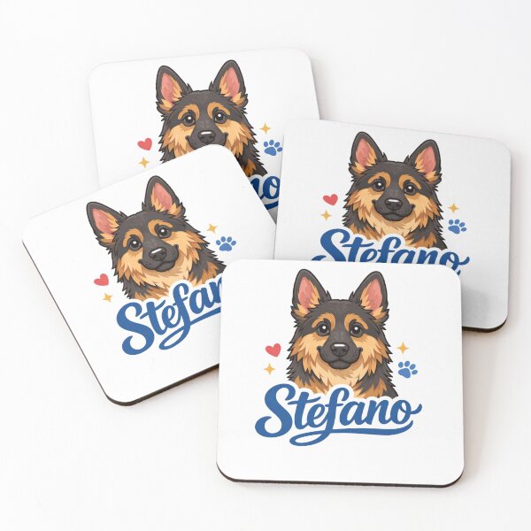 Item preview, German Shepherd Stefano Name Design designed and sold by Zampettalibera.