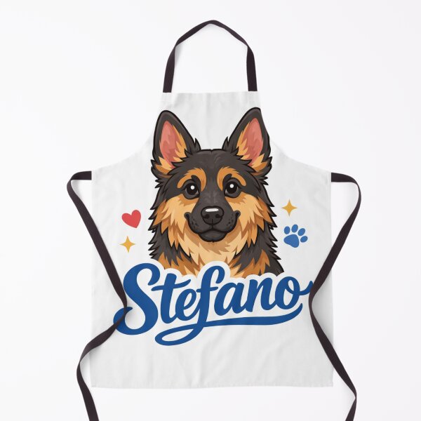 Item preview, German Shepherd Stefano Name Design designed and sold by Zampettalibera.