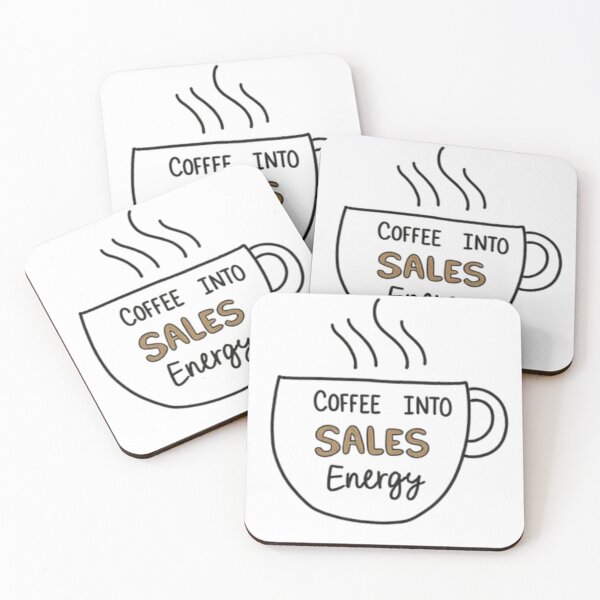Item preview, Turning Coffee Into Sales Energy E-commerce Hustle designed and sold by Aura.Prints.