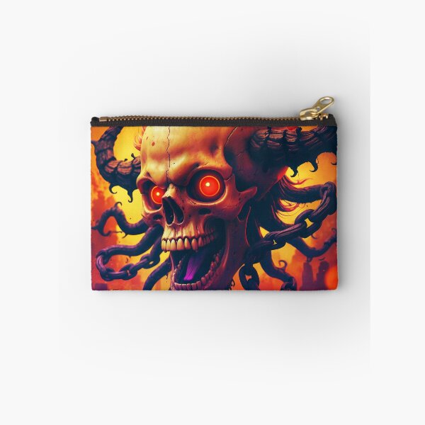Item preview, Demonic Flaming Skull - Fantasy Art designed and sold by Lucid Dream Pixel.