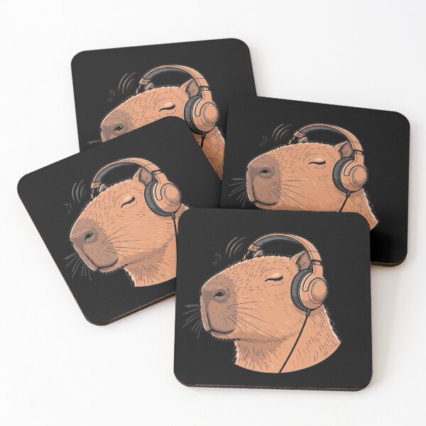 Item preview, Cute & Quirky Capybara Adventures Collection designed and sold by Cosmic Catnip Art.