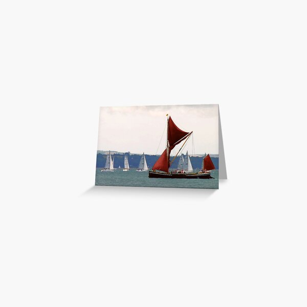 Item preview, Sailing Barge at Cowes, Isle of Wight, Hampshire, England designed and sold by LumixFZ28.