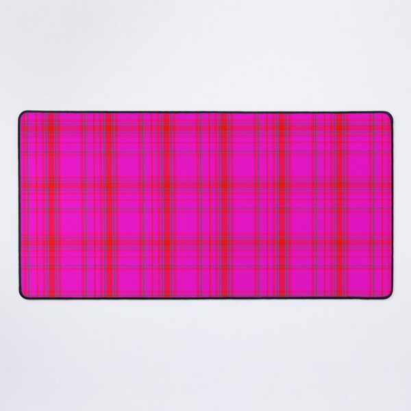 Item preview, Vibrant Hot Pink and Red Plaid with Deep Olive Green Accents designed and sold by Zab Butler Design.