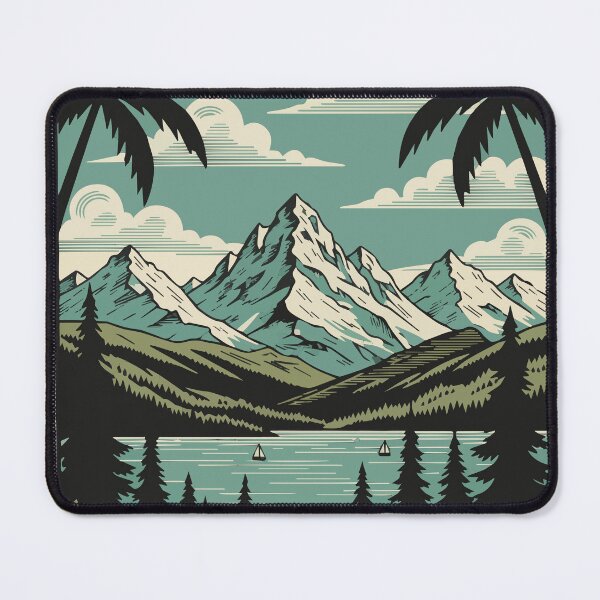Item preview, Vintage Bernese Oberland Travel Poster Swiss Alps Retro Art designed and sold by Cipher & Soul.