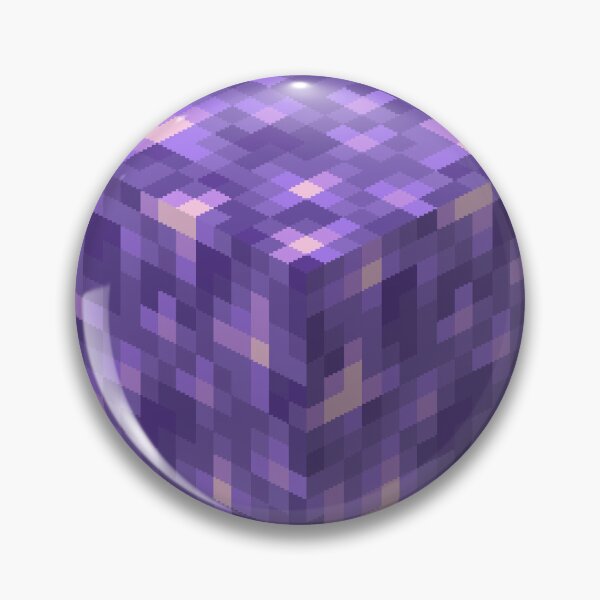 Item preview, amethyst block purple cute designed and sold by Marshmalloww.
