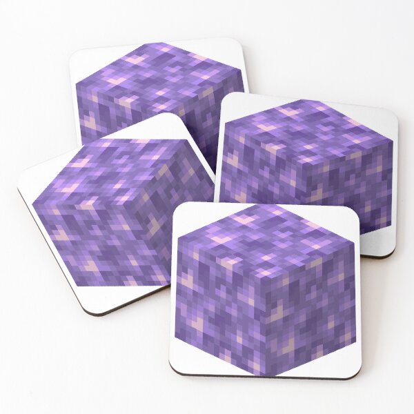 Item preview, amethyst block purple cute designed and sold by Marshmalloww.