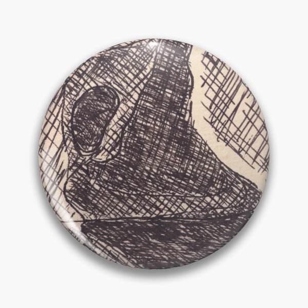 Item preview, Solitary Figuration: Abstract Ink Monolith designed and sold by 90 A.