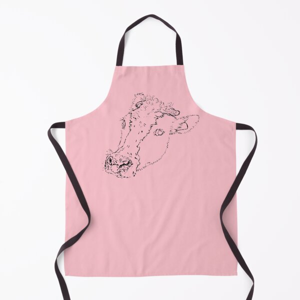 Item preview, Dairy Cow - Side Eye - (#FFC1CC) designed and sold by The Stippler Process.