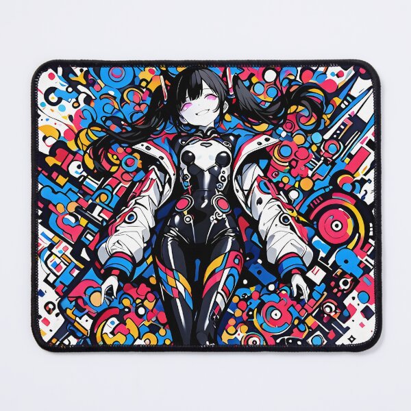 Item preview, NEON: Arrogant Cyberpop Ascending Glory | Cute Cyberpunk Anime Girl designed and sold by Sytrics.