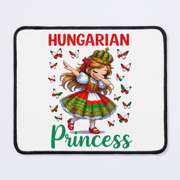 Item preview, Hungarian Princess Dabbing Girl Cute Magyar Pride for Girls designed and sold by NUMAcreations.