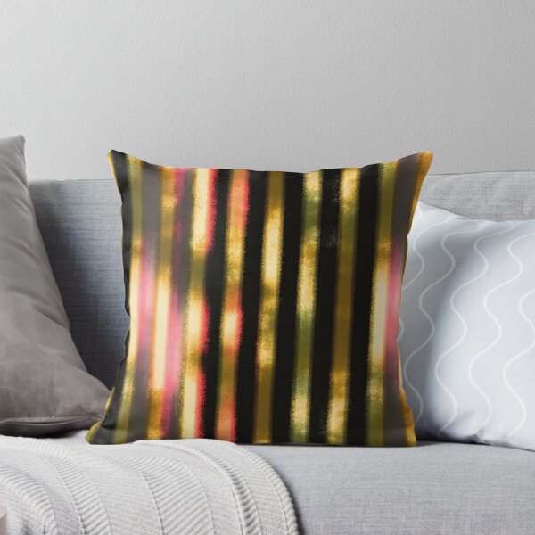 Item preview, Neon Pink Gold Stripe Pattern designed and sold by bubblegoth.