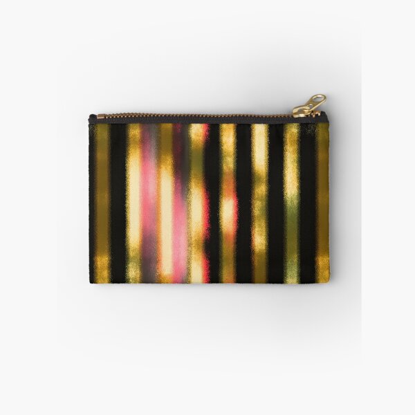 Item preview, Neon Pink Gold Stripe Pattern designed and sold by bubblegoth.