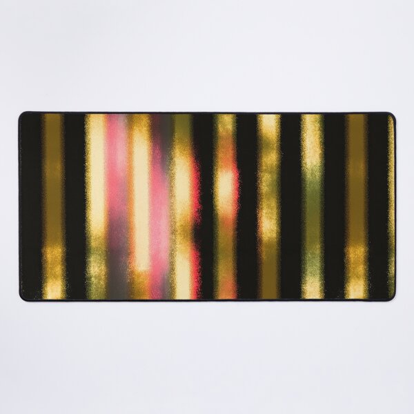 Item preview, Neon Pink Gold Stripe Pattern designed and sold by bubblegoth.