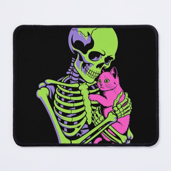 Item preview, Cute Skeleton Hugging Cat designed and sold by Redwan58.