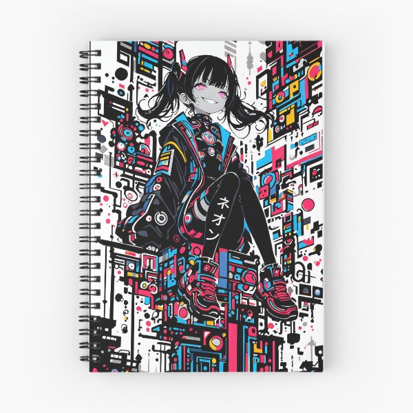 Item preview, NEON: Arrogant Cyberpop Rooftop Chill | Cute Cyberpunk Anime Girl designed and sold by Sytrics.