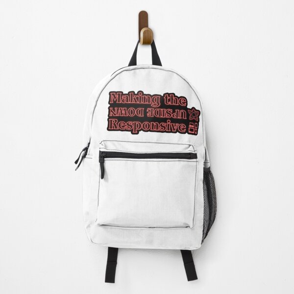 Item preview, Front-End Dev Laptop Sticker - Making the Upside Down Responsive designed and sold by Offline Theory.