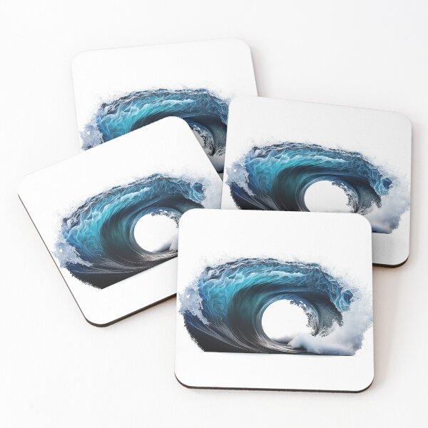 Item preview, Japanese Great White Shark Wave - Aesthetic Ukiyo-e Art designed and sold by DraftDose.