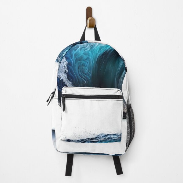 Item preview, Japanese Great White Shark Wave - Aesthetic Ukiyo-e Art designed and sold by DraftDose.