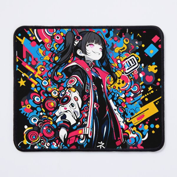 Item preview, NEON: Arrogant Cyberpop Techwear Swagger | Cute Cyberpunk Anime Girl designed and sold by Sytrics.